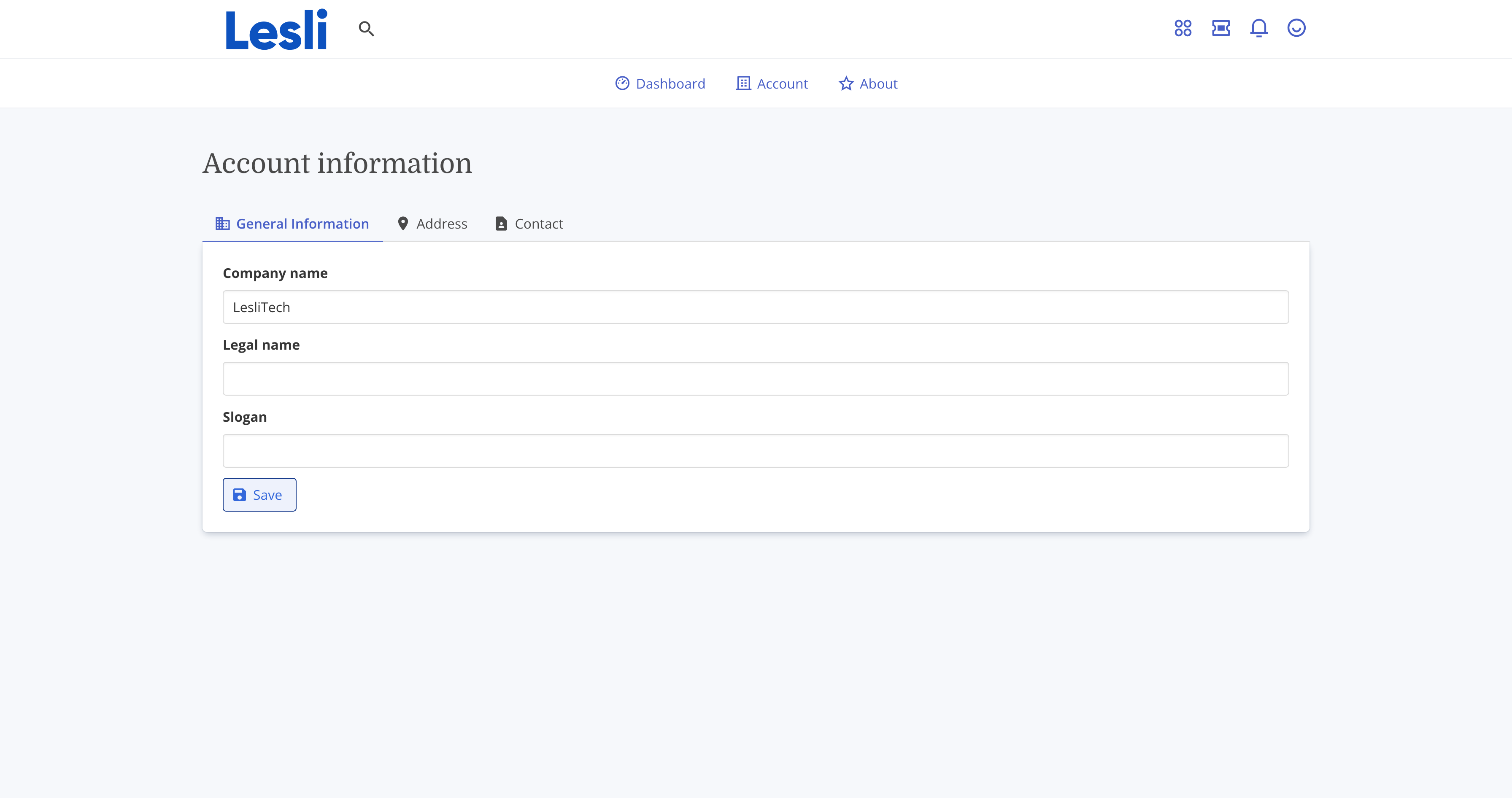 LesliAdmin screenshot
